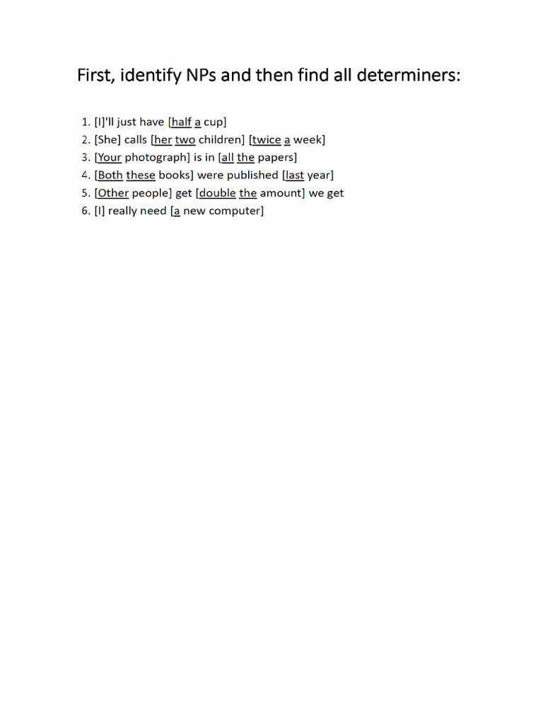 NPs - Answers | PDF