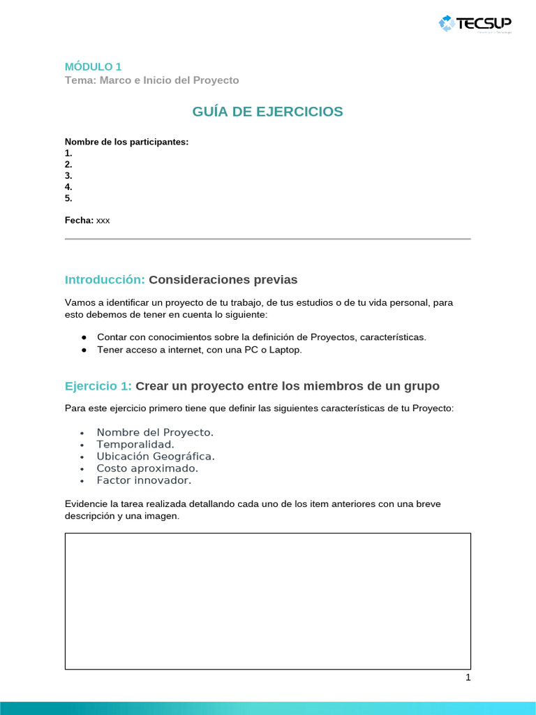 Guía para Iniciar un Proyecto Efectivo | PDF