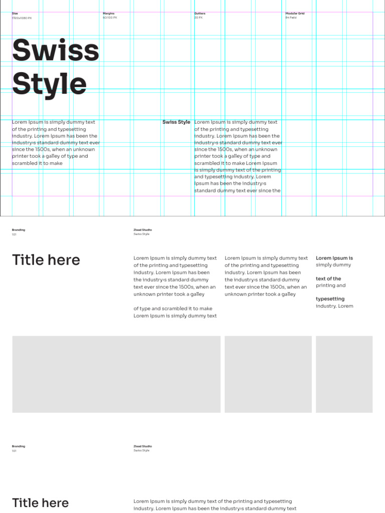 Swiss Style | PDF | Tullii | Text