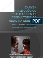 Examen Físico Oftalmológico