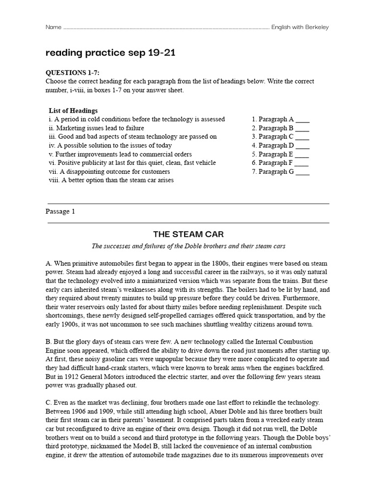 The Rise and Fall of Steam Cars | PDF | Mindset