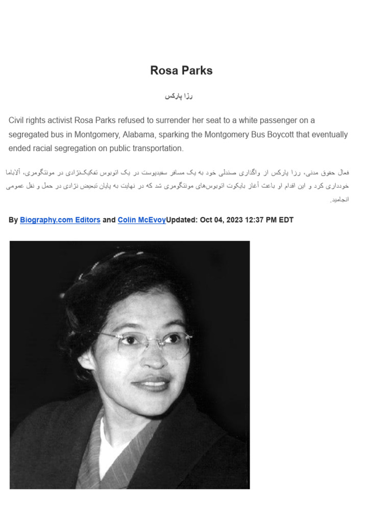Rosa Parks | PDF