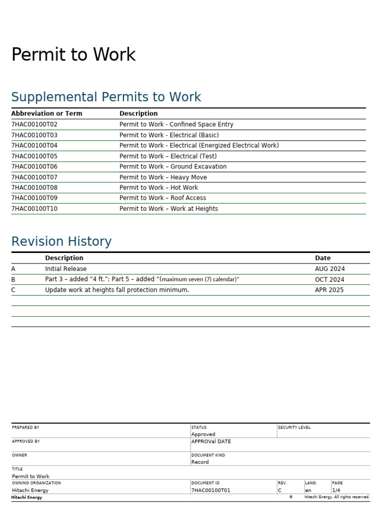 Work Permit | PDF