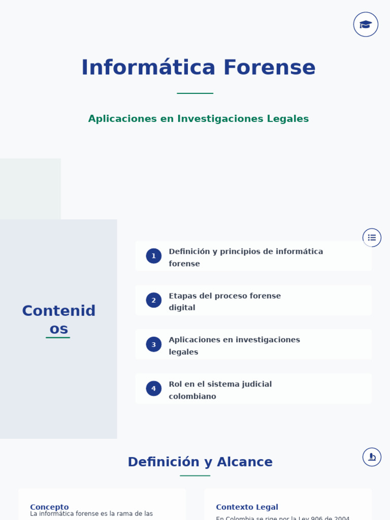 Informática Forense en Colombia: Aplicaciones Legales | PDF ...