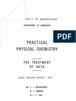 Practical Physical Chemistry: THE Treatment of Data