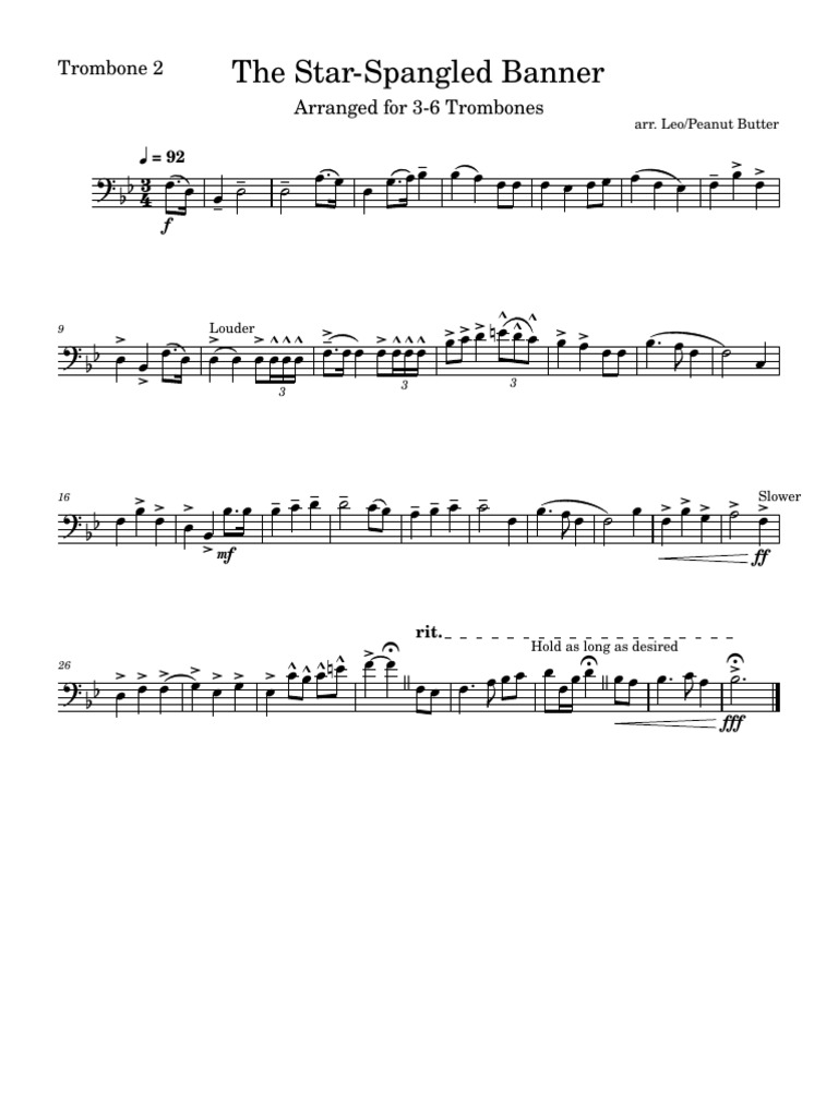 SSB Trombone Trio Final Score | PDF