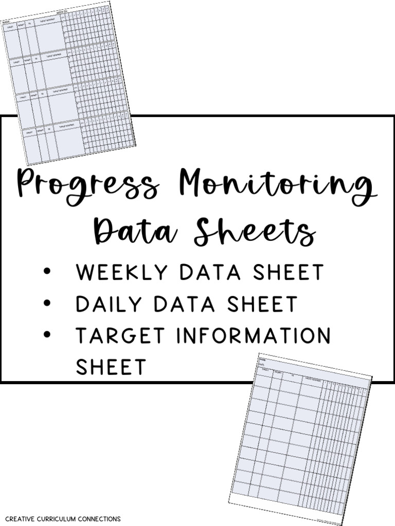 Daily Progress Monitoring Data Sheets | PDF