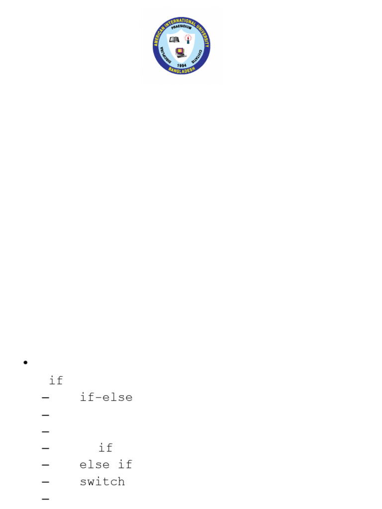 Programming Basics: Decision Making in C | PDF | Mathematical Logic ...