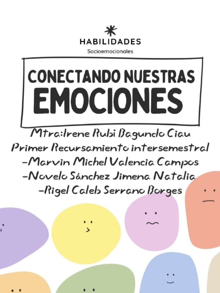 Taller de Habilidades Socioemocionales UADY | PDF | Las emociones | Empatía