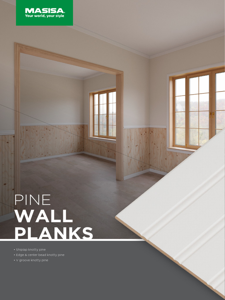 Pine Wall Planks for Decorative Paneling | PDF