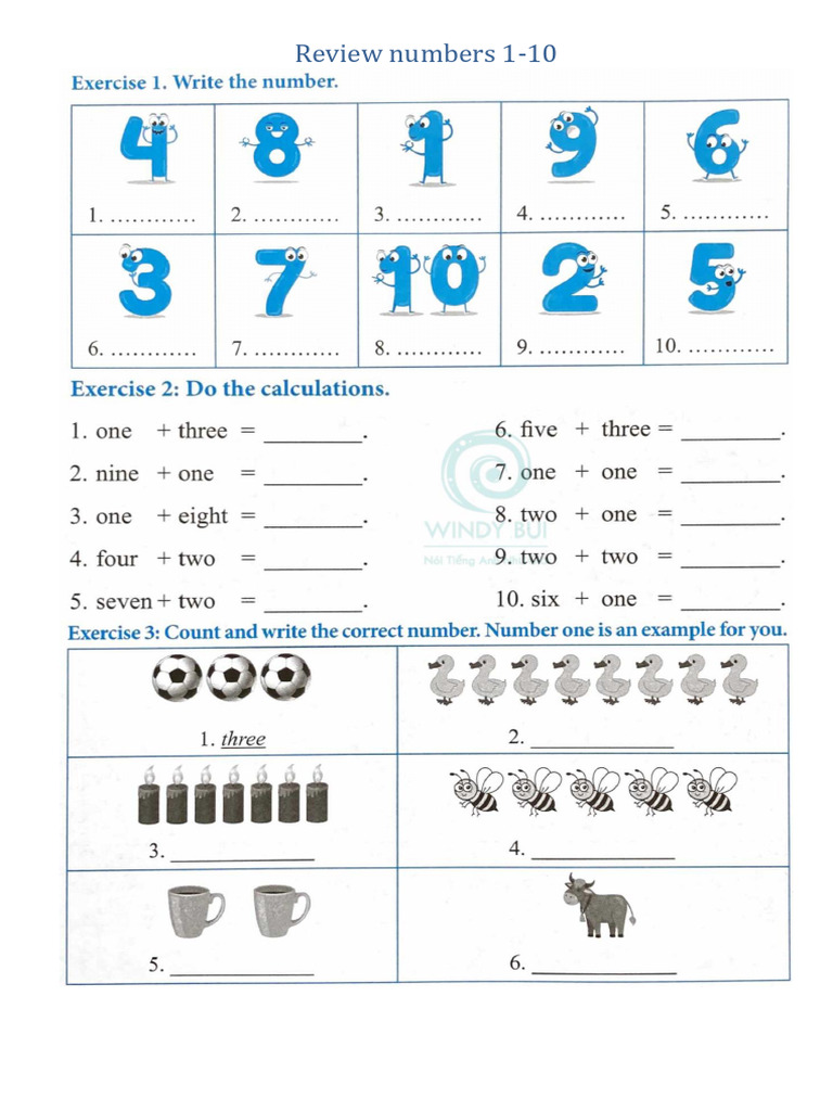 Review Numbers 1 | PDF