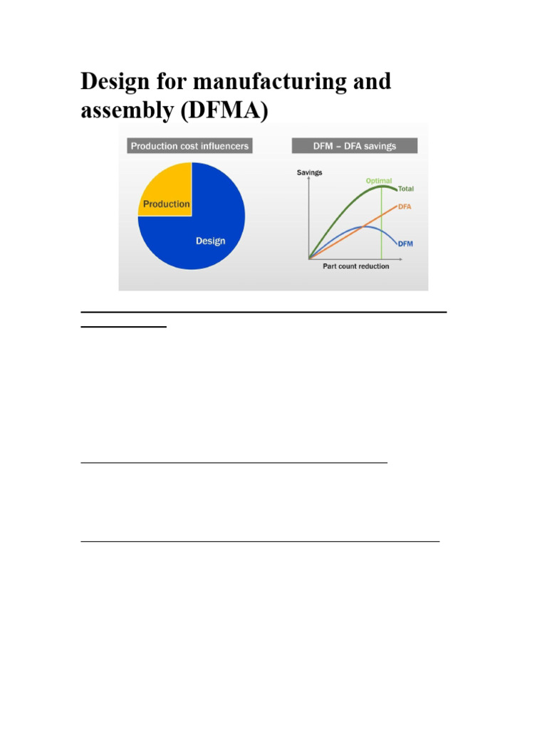 Lecture 3 DFMA | PDF | Production And Manufacturing | Mechanical ...