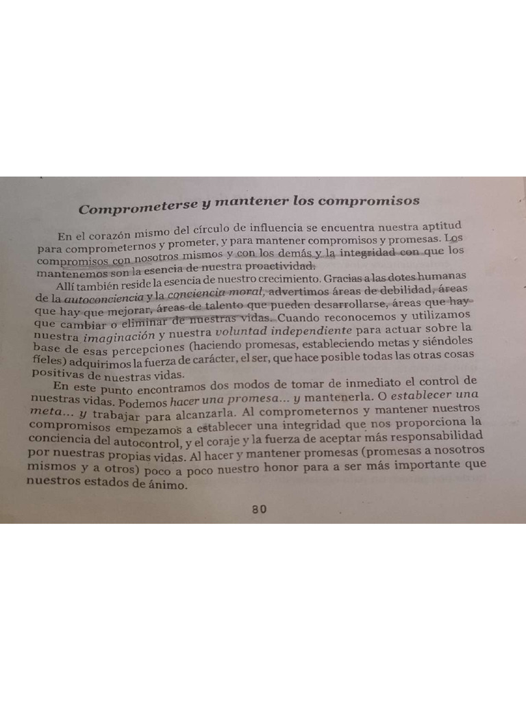 Comprometerse y Mantemer Los Compromisos | PDF