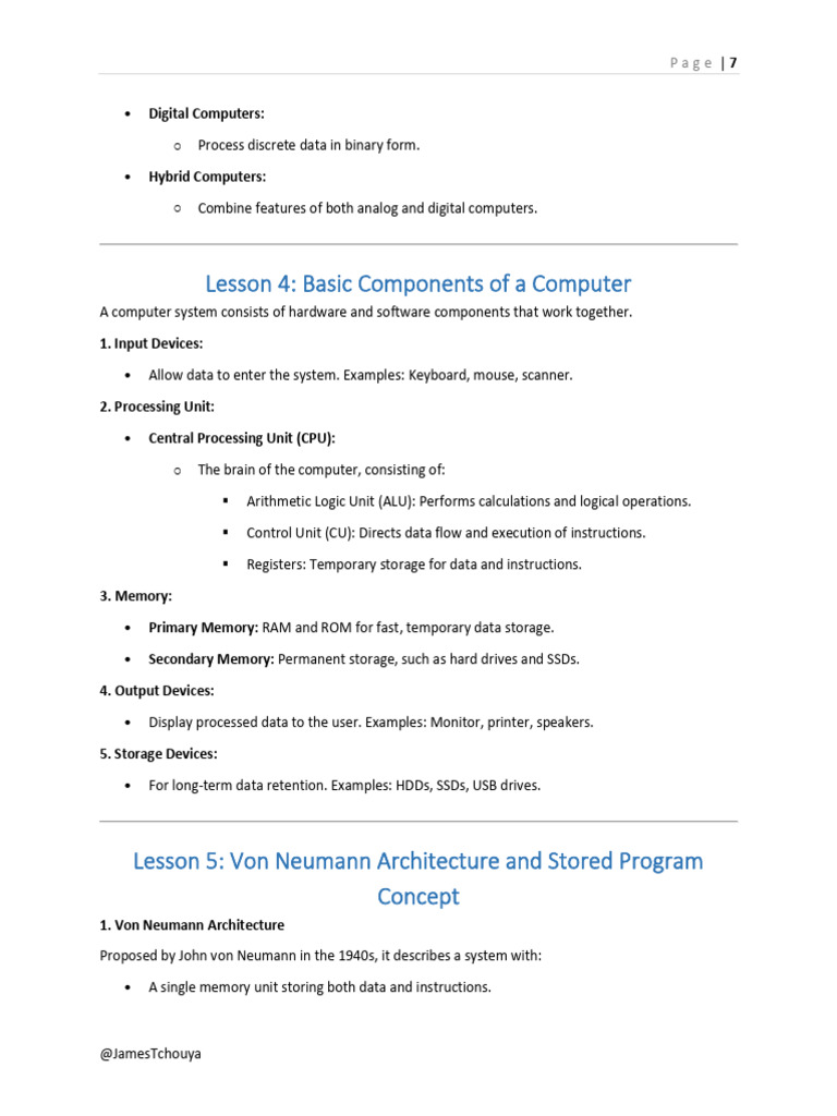 Lowersixth ICT - Lesson 4 | PDF
