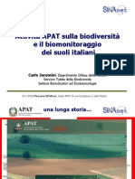 Attività APAT sulla biodiversità dei suoli italiani