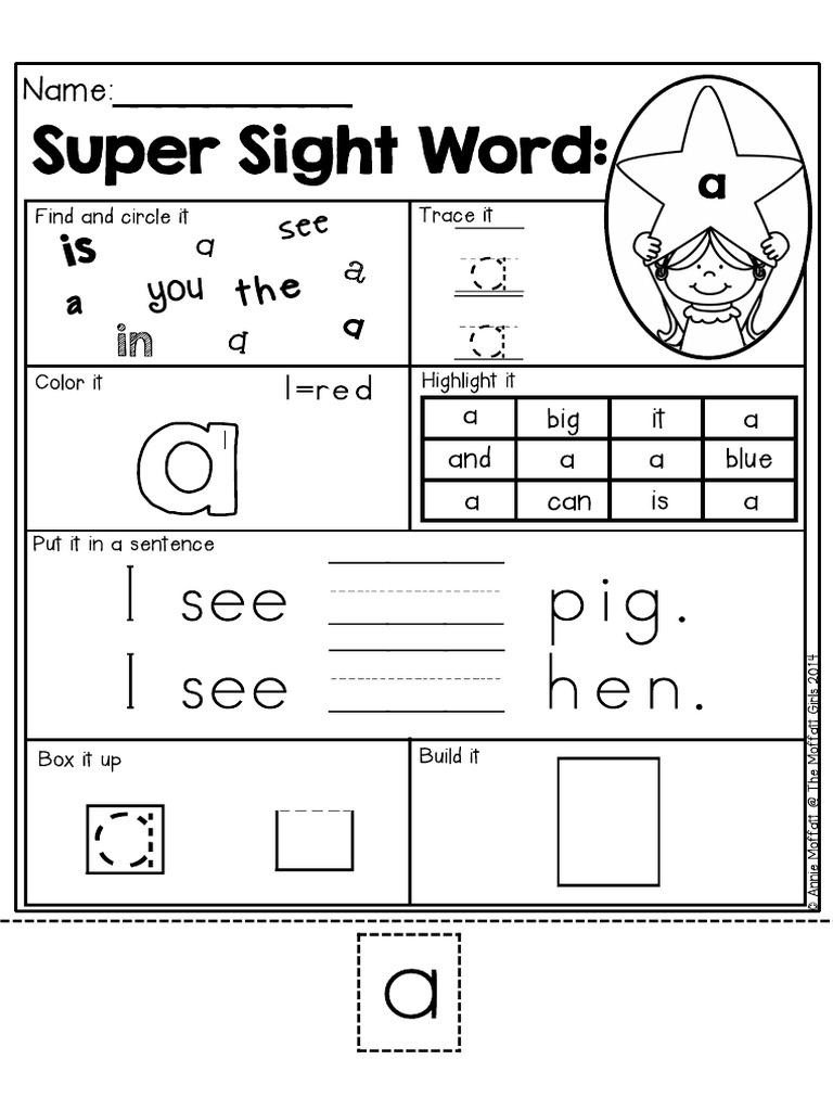 Sight Words 1 | PDF