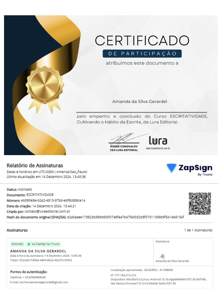 Documento Assinado Eletronicamente - ZapSign | PDF