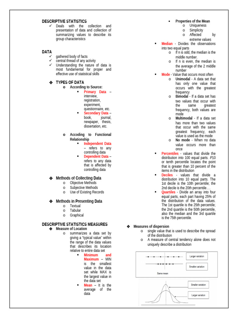 Understanding Descriptive Statistics | PDF | Quartile | Mode (Statistics)