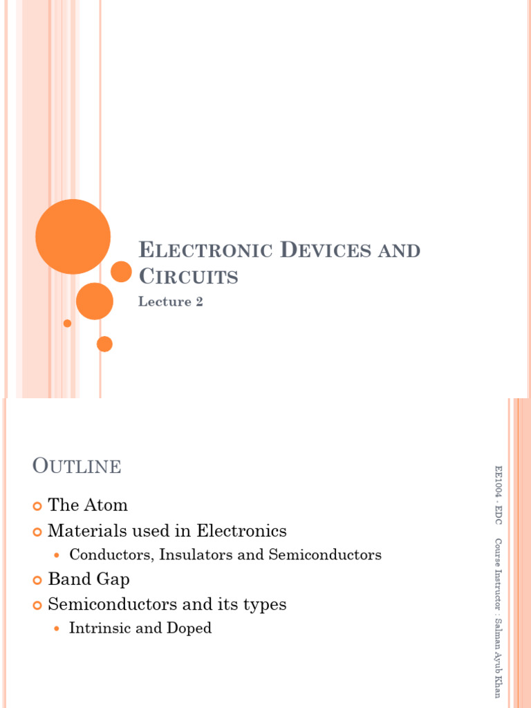 Lecture 2 | PDF | Semiconductors | Atomic Nucleus
