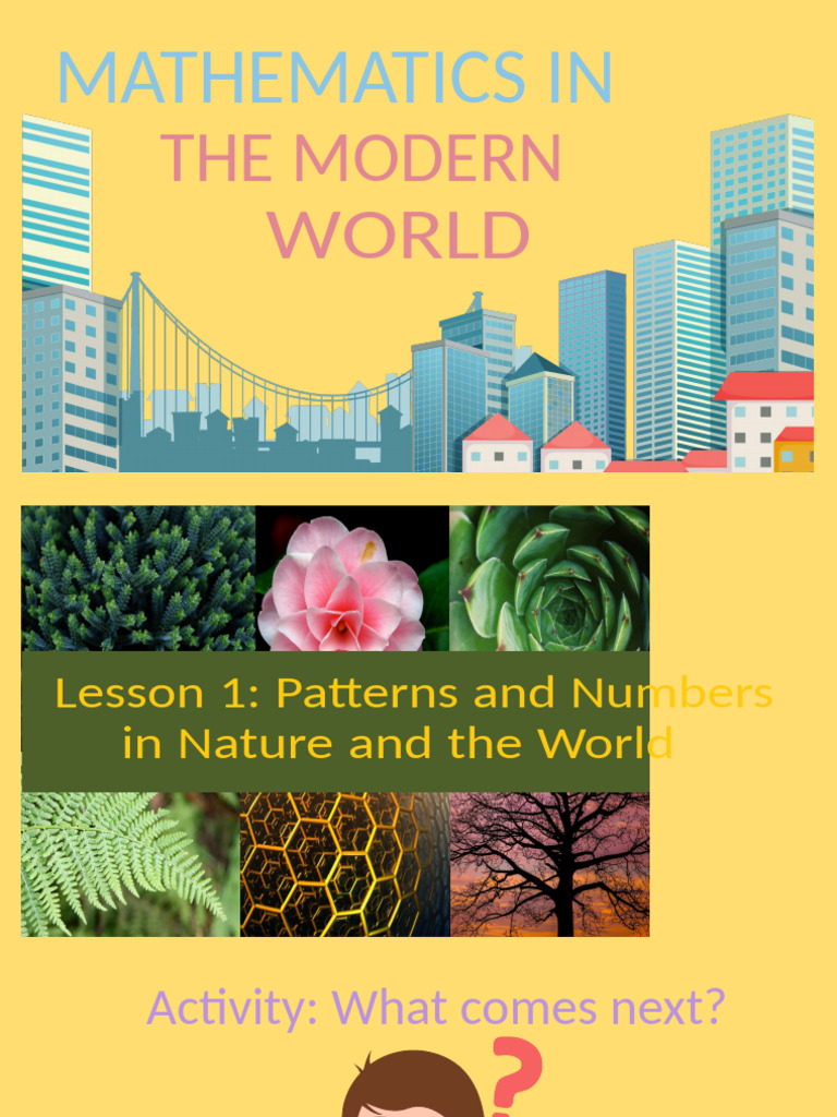 Patterns and Numbers in Nature | PDF | Pattern | Area