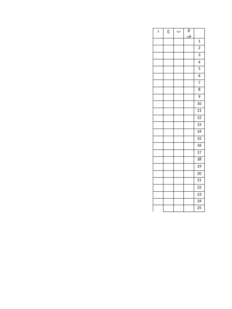 Science Exam Answer Sheet | PDF
