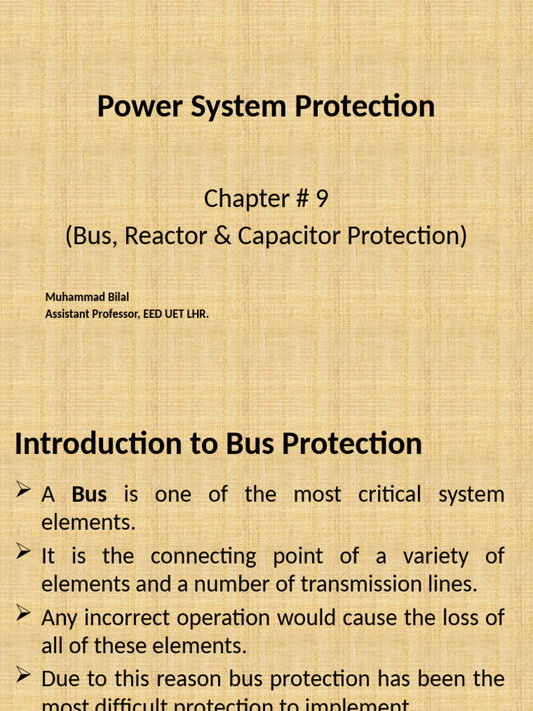 Bus Protection Techniques Explained | PDF | Relay | Power Engineering