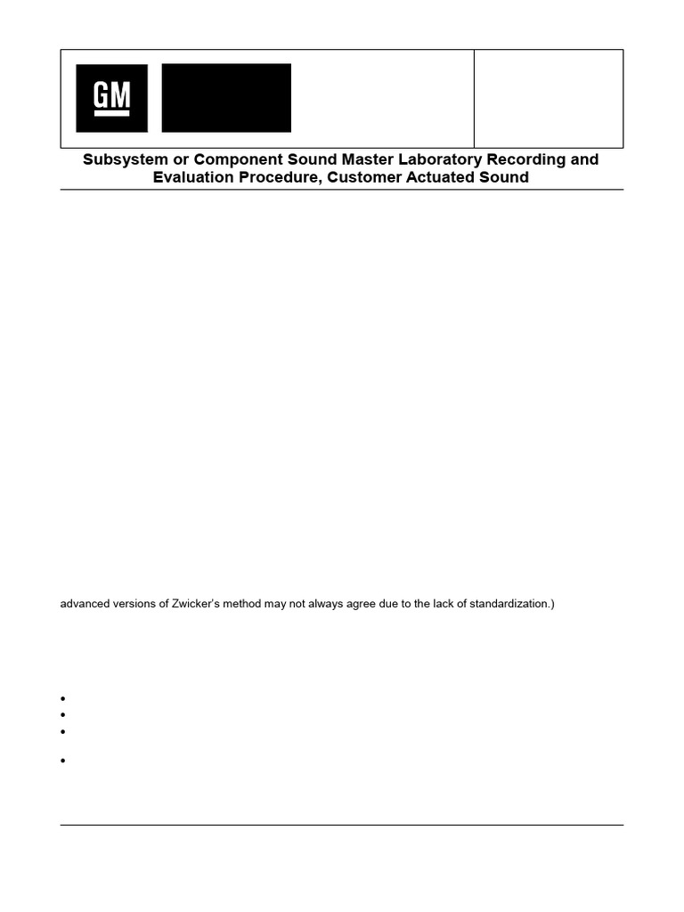 Customer Actuated Sound Testing Procedure | PDF | Microphone | Power Supply