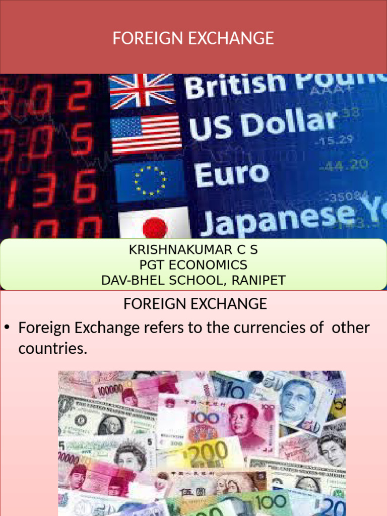 Understanding Foreign Exchange Rates | PDF | Exchange Rate | Currency ...
