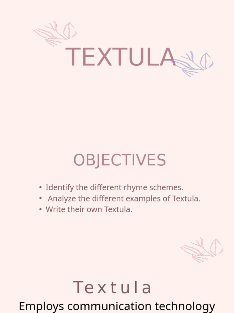 Lesson 6 Textula | PDF