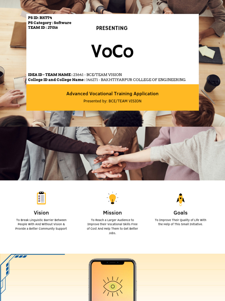 VoCo: Vocational Training for the Visually Impaired | PDF | Software ...