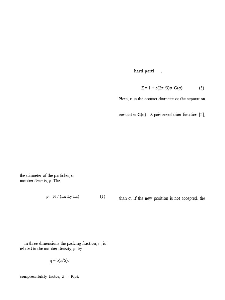 Monte Carlo Simulations of Hard Sphere Solids | PDF | Phase Transition ...