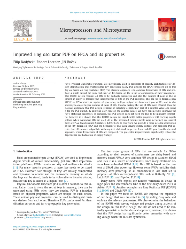 1 s2.0 S0141933116000363 Main | PDF | Field Programmable Gate Array ...
