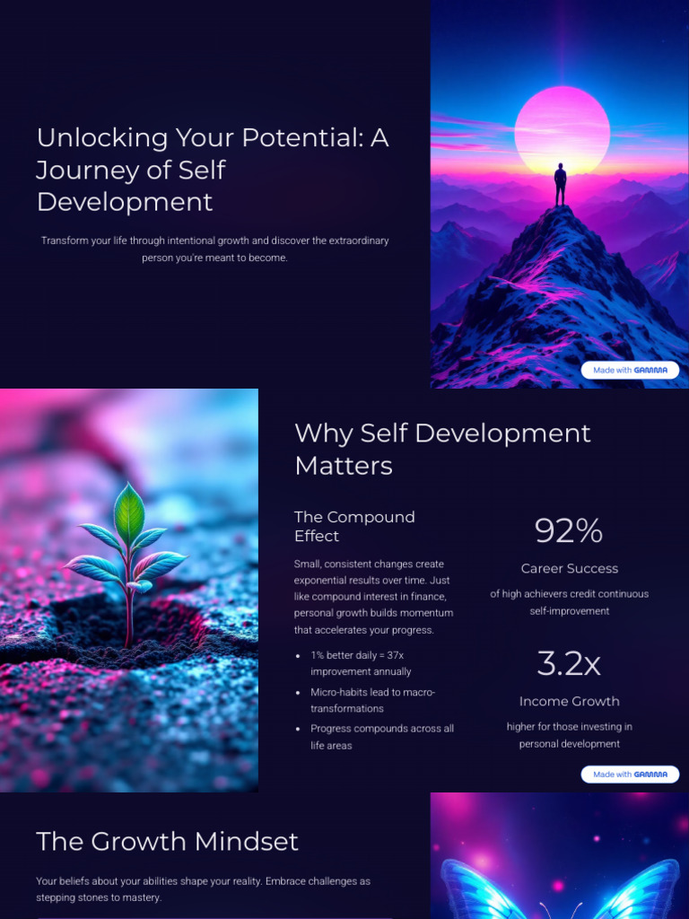 Self Development: Unlock Your Potential | PDF | Personal Development ...