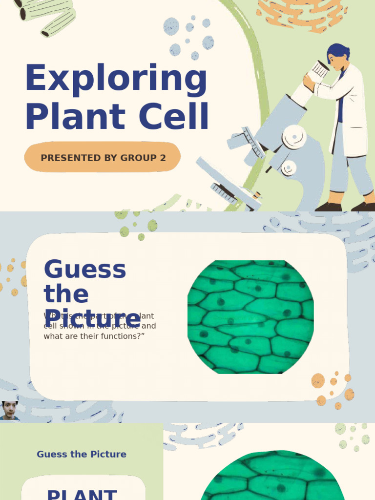 Exploring Cells in Detail Education Presentation in Hand Drawn Lightly ...