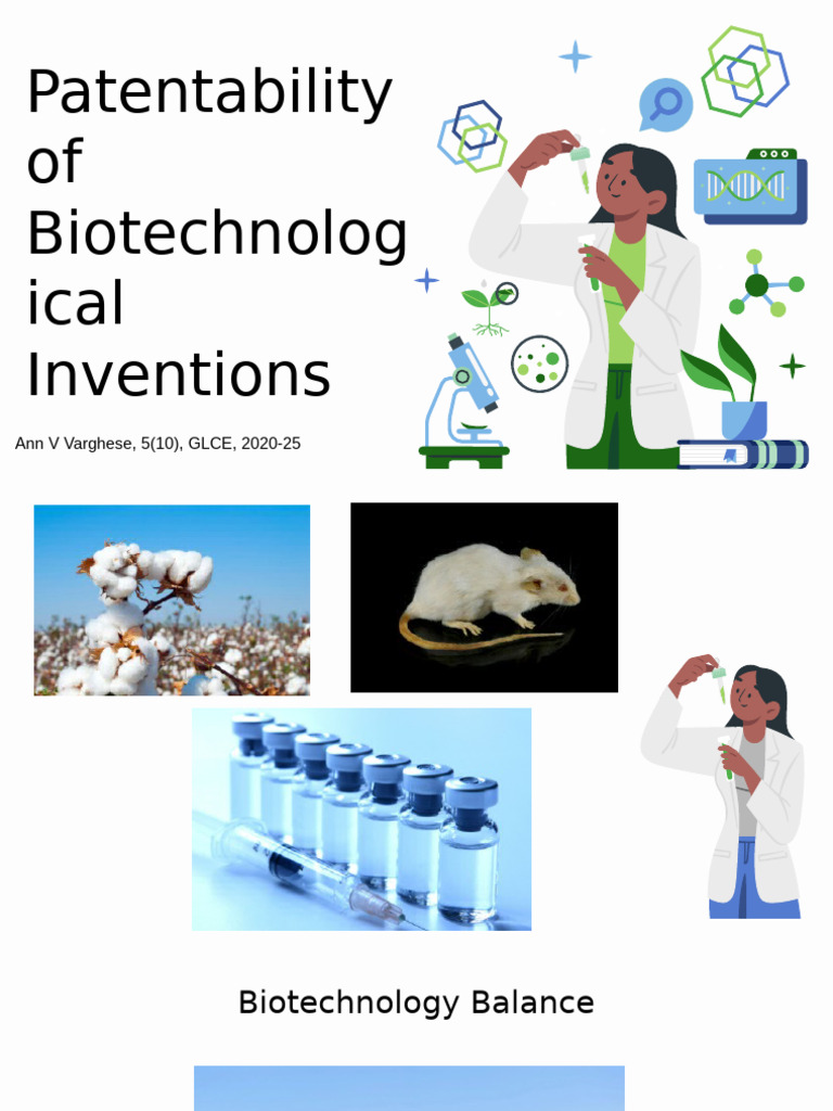 Patentatbility of Biotechnological Products | PDF | Biotechnology | Patent