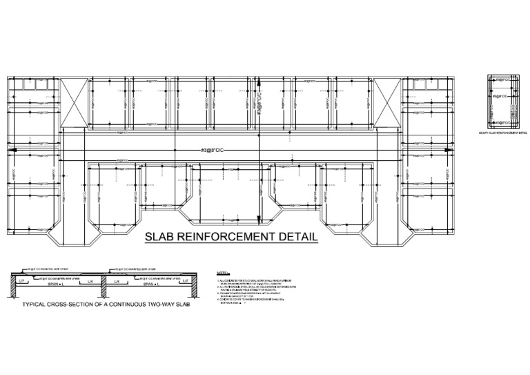 Slab Reinforcement Plan | PDF