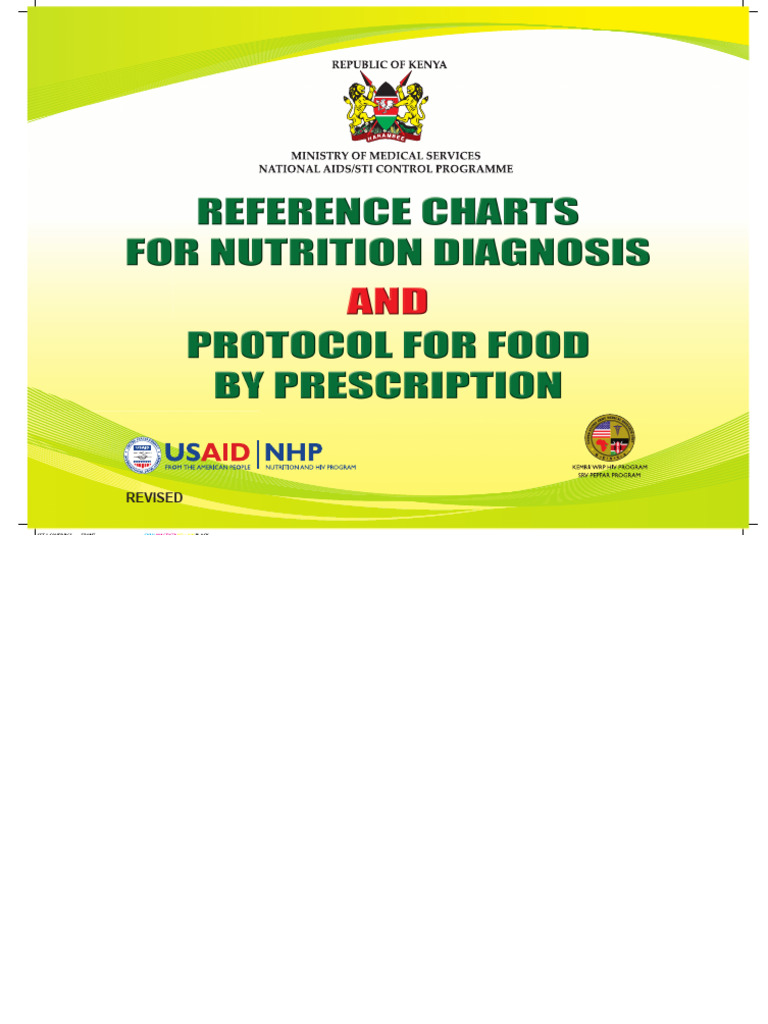 Nutrition Diagnosis Reference Charts | PDF | Human Nutrition | Malnutrition