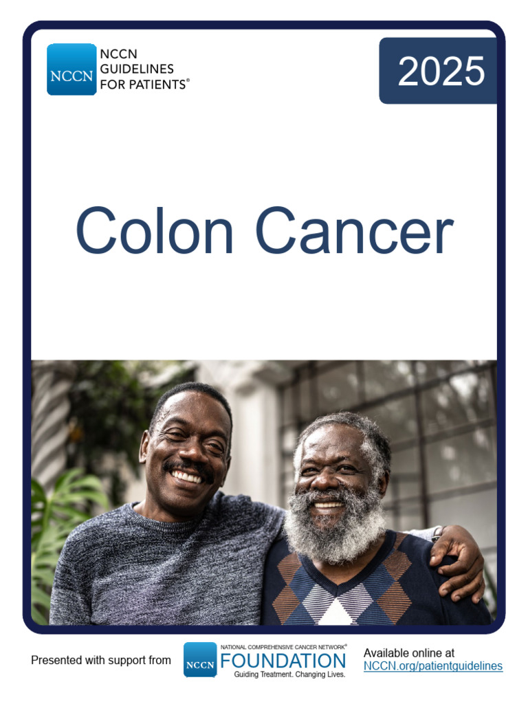 NCCN 2025 Colon Cancer Guidelines | PDF | Colorectal Cancer | Colonoscopy