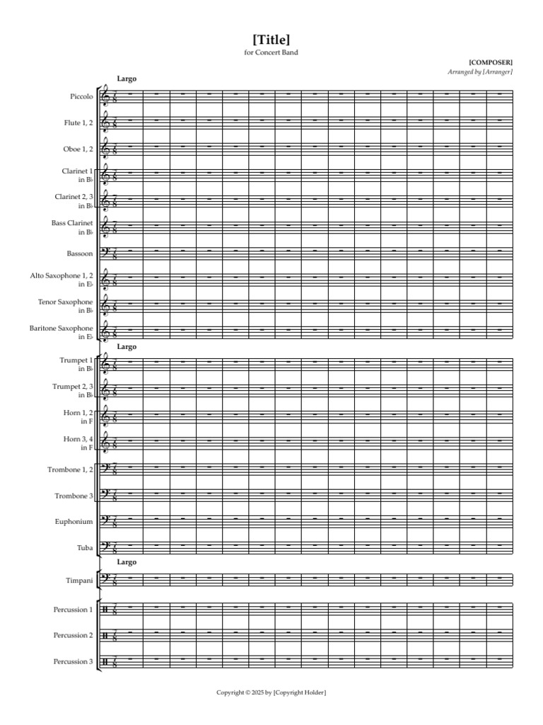 Untitled - Full Score123 | PDF