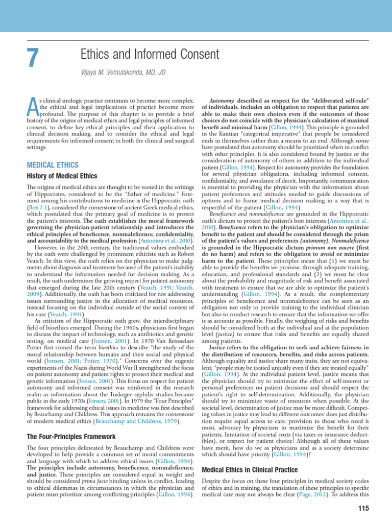 Medical Ethics and Informed Consent | PDF | Informed Consent | Medical ...