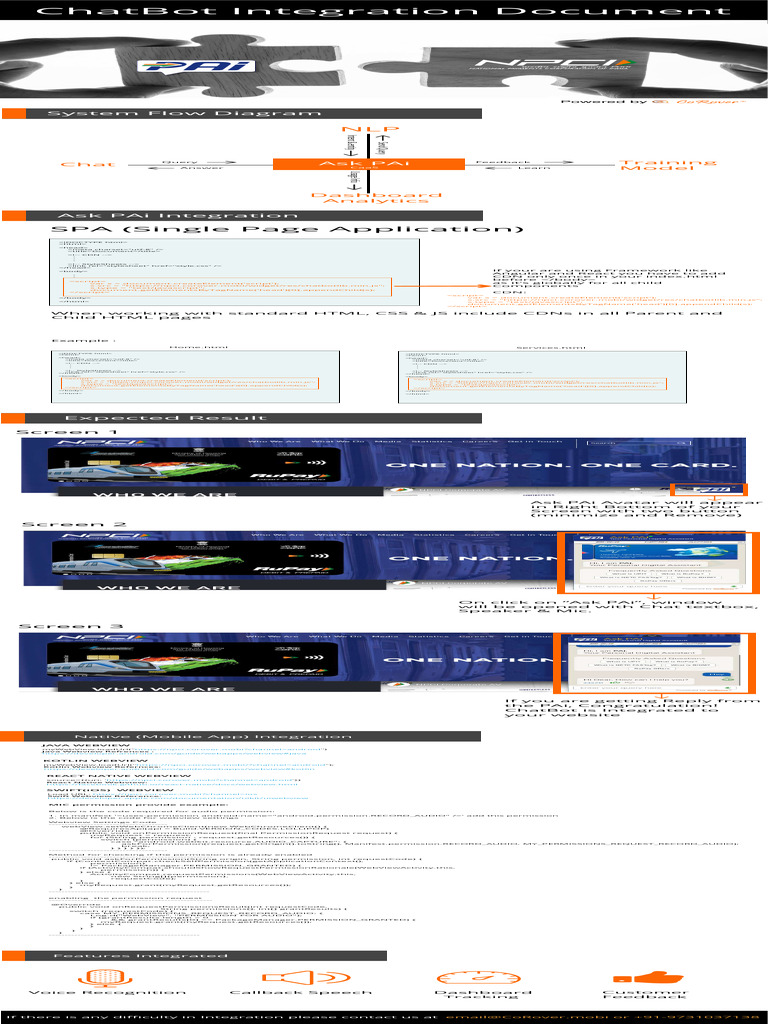 ChatBot Integration Guide for Developers | PDF | World Wide Web ...