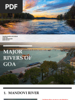 The Rivers of Goa - India Rivers Week | PDF | Landscape | Aquatic Ecology