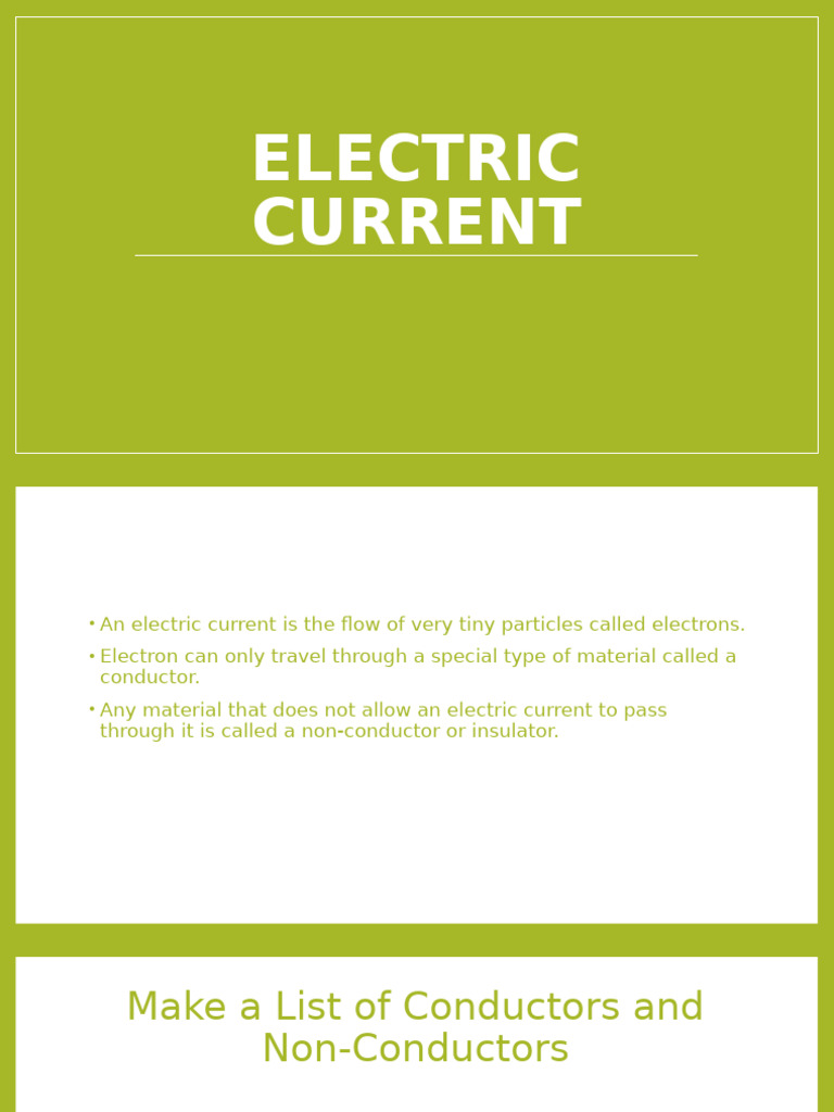Understanding Electric Current and Circuits | PDF | Resistor | Electric ...