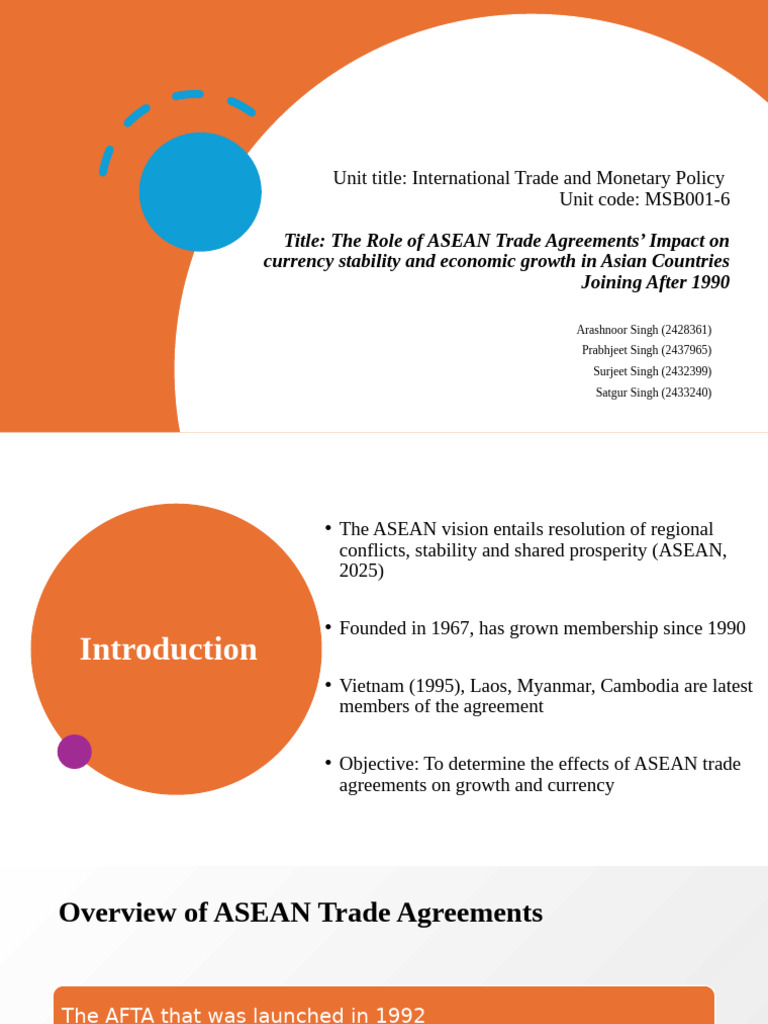 ASEAN Countries Group | PDF | Asean Free Trade Area | International ...