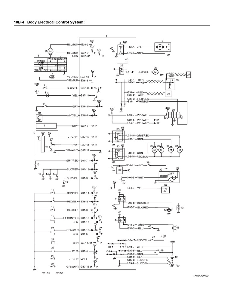 Body Electrical Control System Guide | PDF | Switch | Electrical Connector