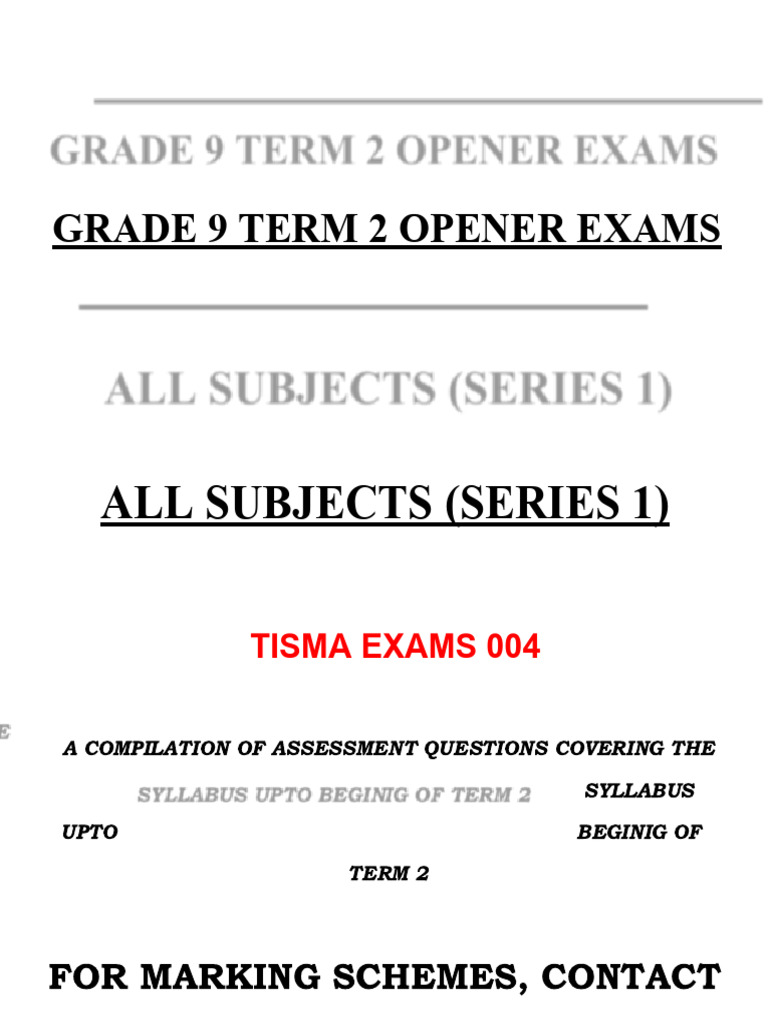 Grade 9 Term 2 Opener Exams Guide | PDF | Surah | Hadith
