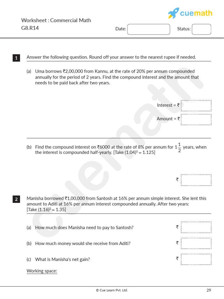 Compound Interest and Loan Calculations | PDF | Interest | Banking