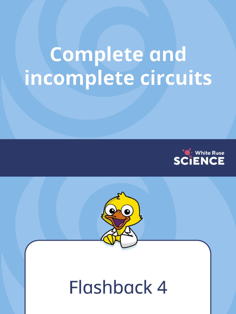 Complete vs Incomplete Circuits Explained | PDF | Series And Parallel ...
