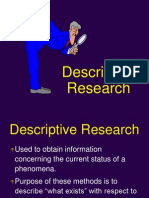 Descriptive Research Methods and Techniques