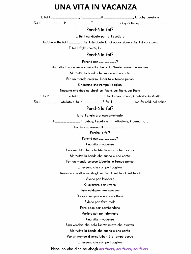 Canzone | PDF